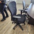 Black Mesh High Back Office Task Chair w/ Adjustable Lumbar